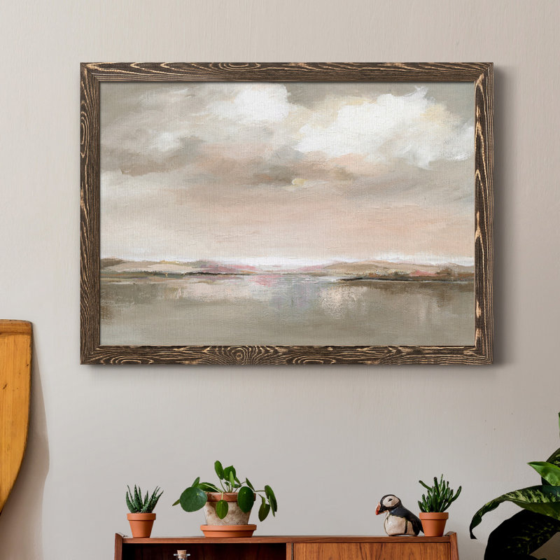 «Evening Drama», reproduction d'art sur toile encadrée, Noyer, H 31 po x l 44 po x P 1 po