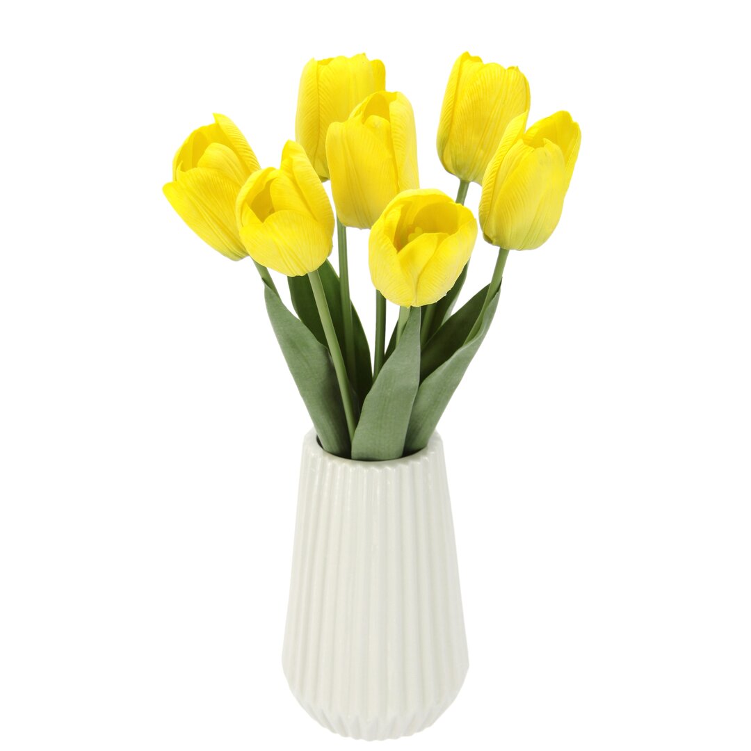 Kunstblume Tulpe in Vase