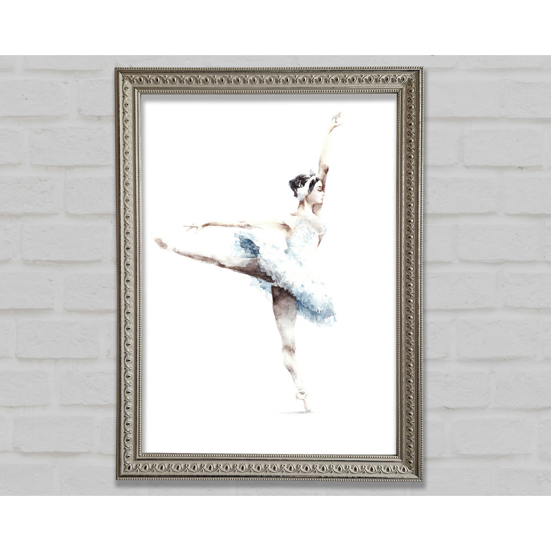 Silberne Ballerina 4 - Druck