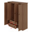 Armoire penderie 4 portes avec 2 tiroirs-1038355577