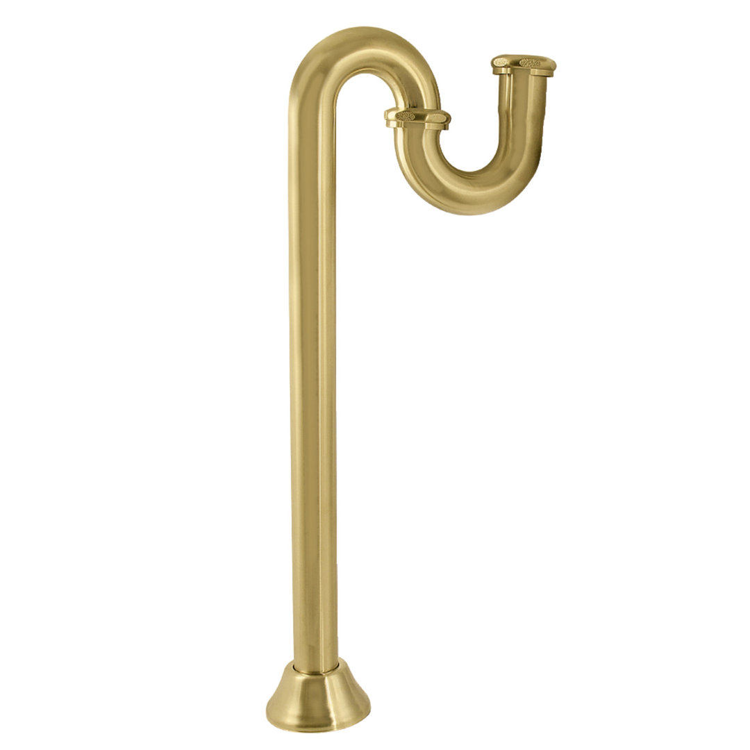 Kingston Brass Vintage 1-1/4 Inch Brass S-Trap, 18 Gauge Kingston Brass 