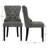 PU Leather Dining Chairs with Pull Ring-443848405