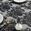 Nappe d'Halloween en dentelle noire fantôme
