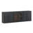 Modular 3Pcs Storage Cabinet with Adjustable Shelves, Ebony-1160041865
