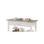 Chariot de cuisine polyvalent en acier inoxydable avec roulettes verrouillables et grand espace de rangement