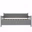 Structure de lit de jour simple, 2 grands tiroirs, structure en forme de X