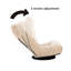 Fauteuil inclinable pour lire sur le balcon - réglable avec 3 dossiers et 14 appuis-tête, siège à ressorts intégré, dossier ergonomique confortable de style japonais à dossier simple, 360 degrés