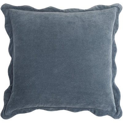 Collier Scalloped Edges Throw Pillow