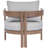 Newport Glenmore Water Resistant Fabric Upholstered Outdoor Patio Chair with Protective Cover Included-1923139352