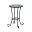Table d'appoint de patio avec tablette