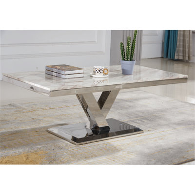 Table basse à piédestal