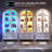 Freestanding Arch Display Cabinet with 3-Colour Light Modes and Motion Sensor-383128102