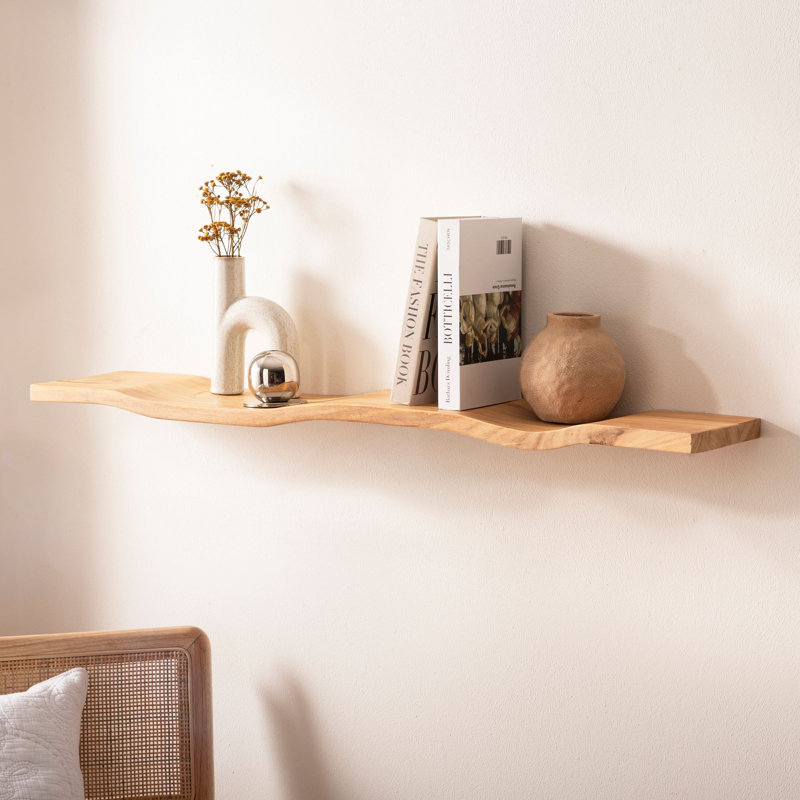 Floating Shelf, 3cm H x 80cm W x 20cm D