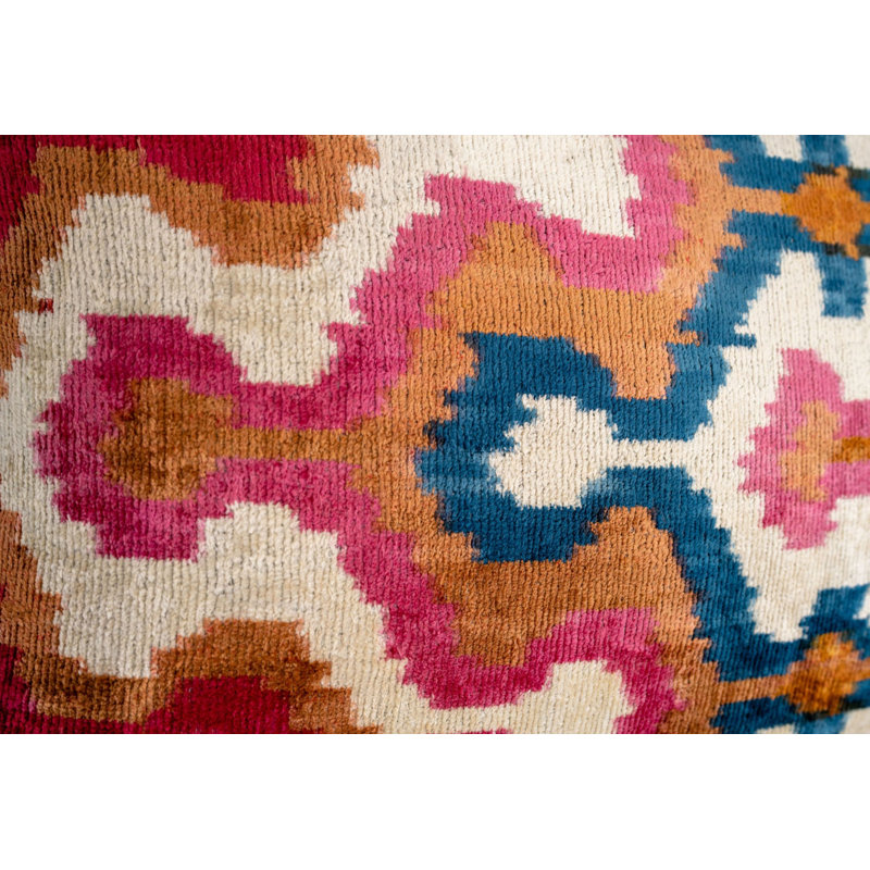 Geometric Velvet Throw Pillow