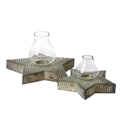 Ensemble de 2 porte-votive star