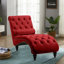 Chaise longue en velours-704274702