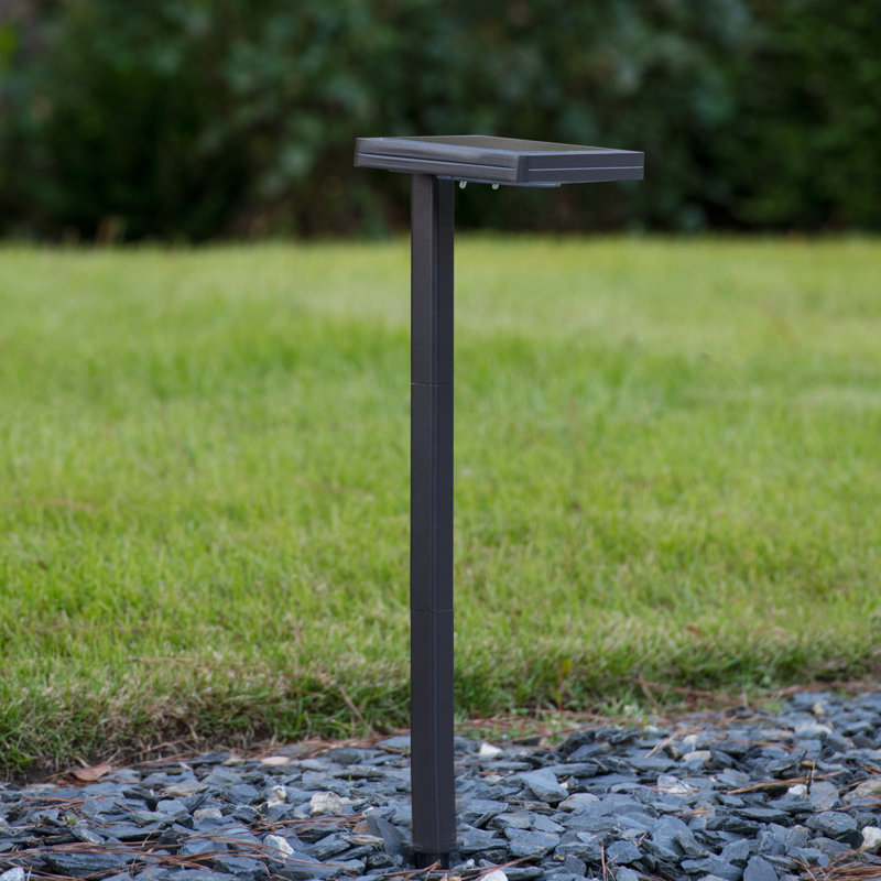 Bronze LED Solar Path Light with Adjustable Mounting Options