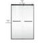 Porte de douche coulissante double sans cadre de 47 à 48 po x H 76 po-85752693