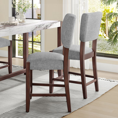 Ensemble de 4 tabourets de bar Mid-Century modernes, tables non comprises