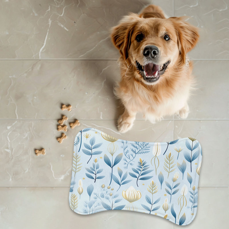 Tapis d'alimentation bleu 1 pièce