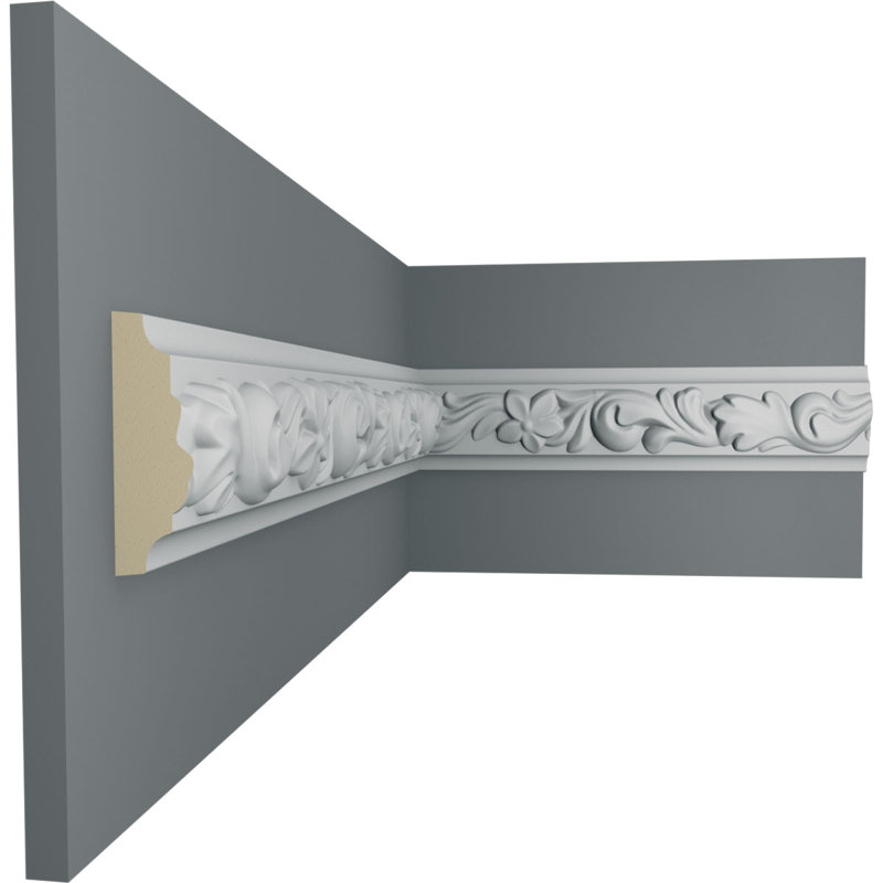 Primed Geometric Urethane Panel Moulding Sample