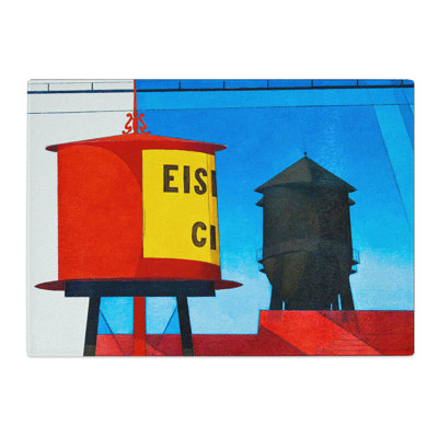 Water Tower by Charles Demuth Chopping Board