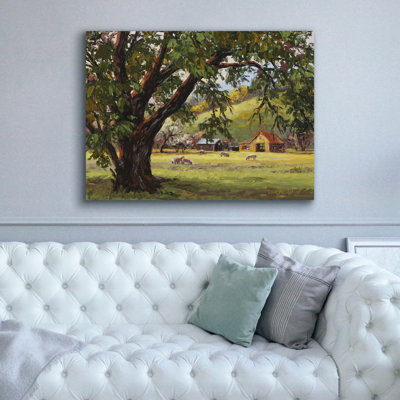  'Quiet Meadow' by Erin Dertner Canvas Wall Art, 54" x 40"
