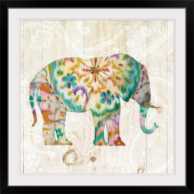 Danhui Nai «Boho Paisley Elephant I», Danhui Nai, impression