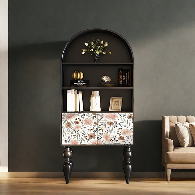 French style retro simple display bookcase