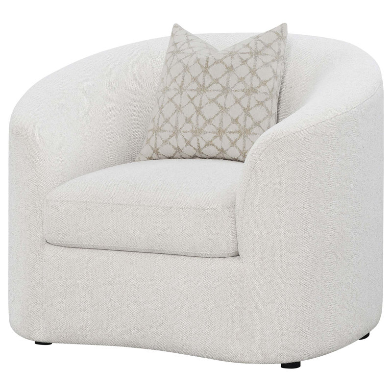 Chaise avec accoudoirs inclinés Rory Latte
