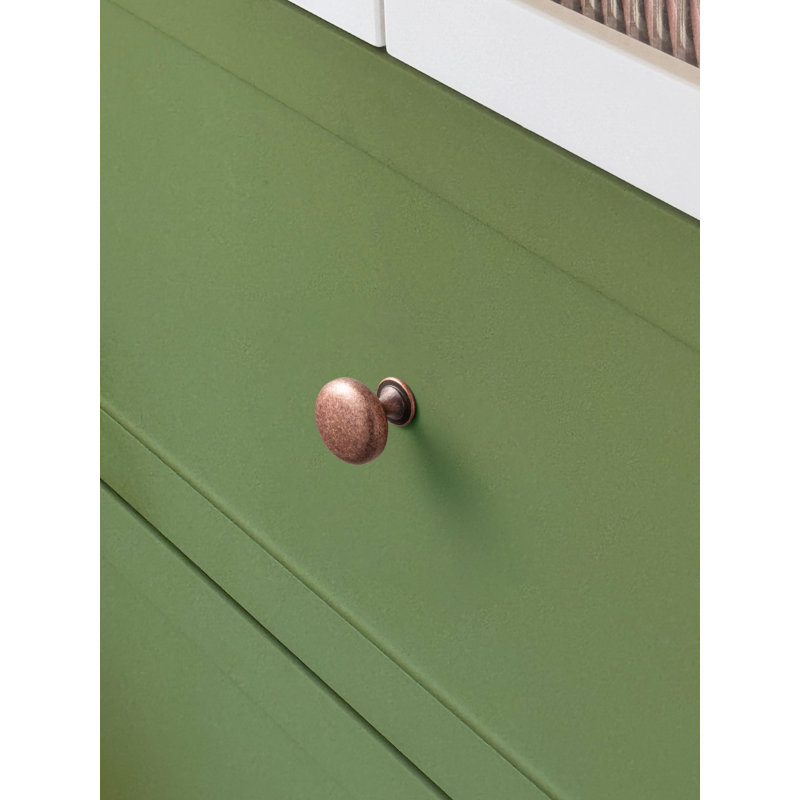 Poignée champignon 1,18 po de diamètre, 1.18", Cuivre antique
