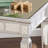 Glenview Glam Mirrored Square End Table - Matte Silver