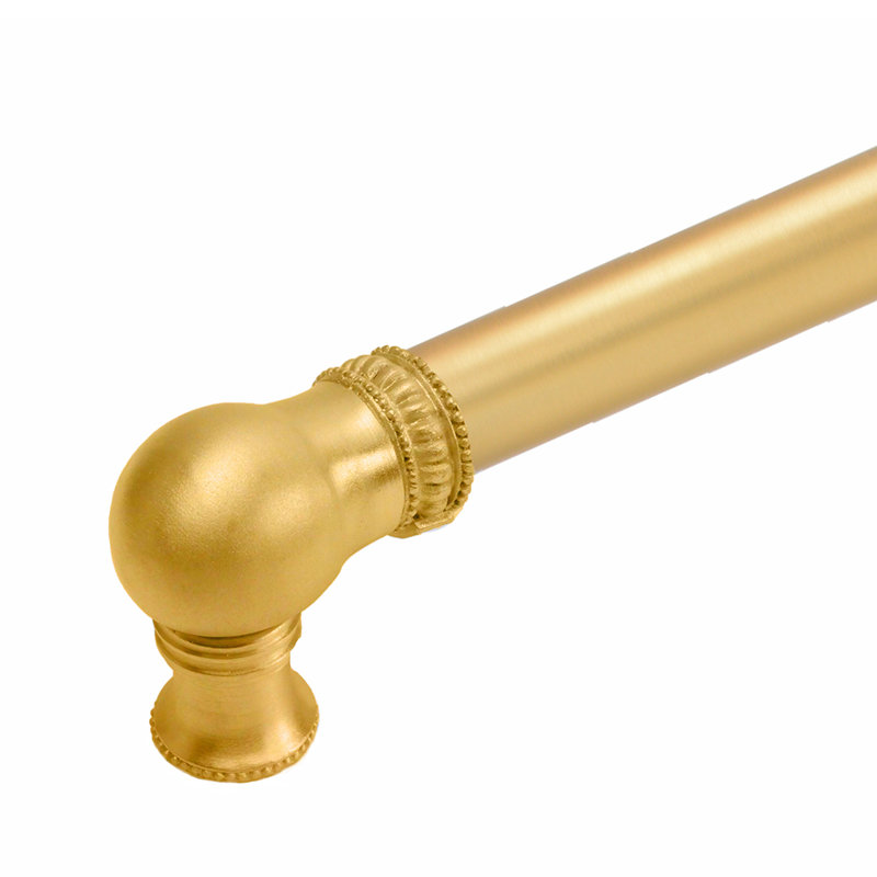 Classique avec une longue poignée centrale de 5/8 po, 18", Doré