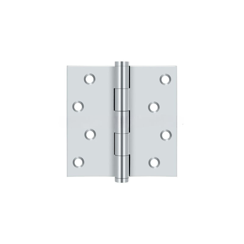 Butt Bearing Hinge, Polished Chrome