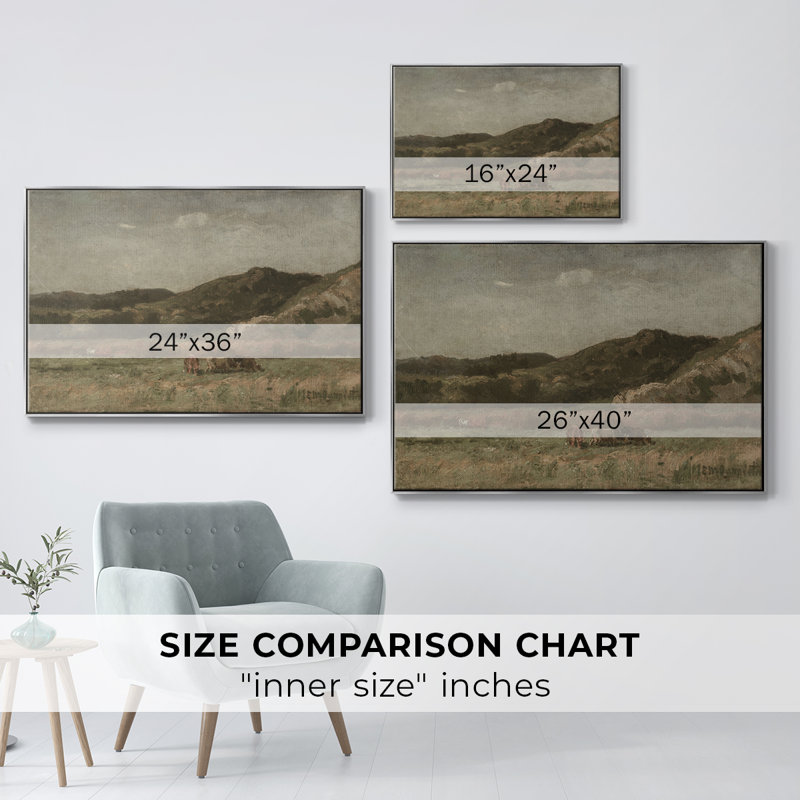 "Vintage Landscape -DCC XXIX" sur toile, H 27 po x l 41 po