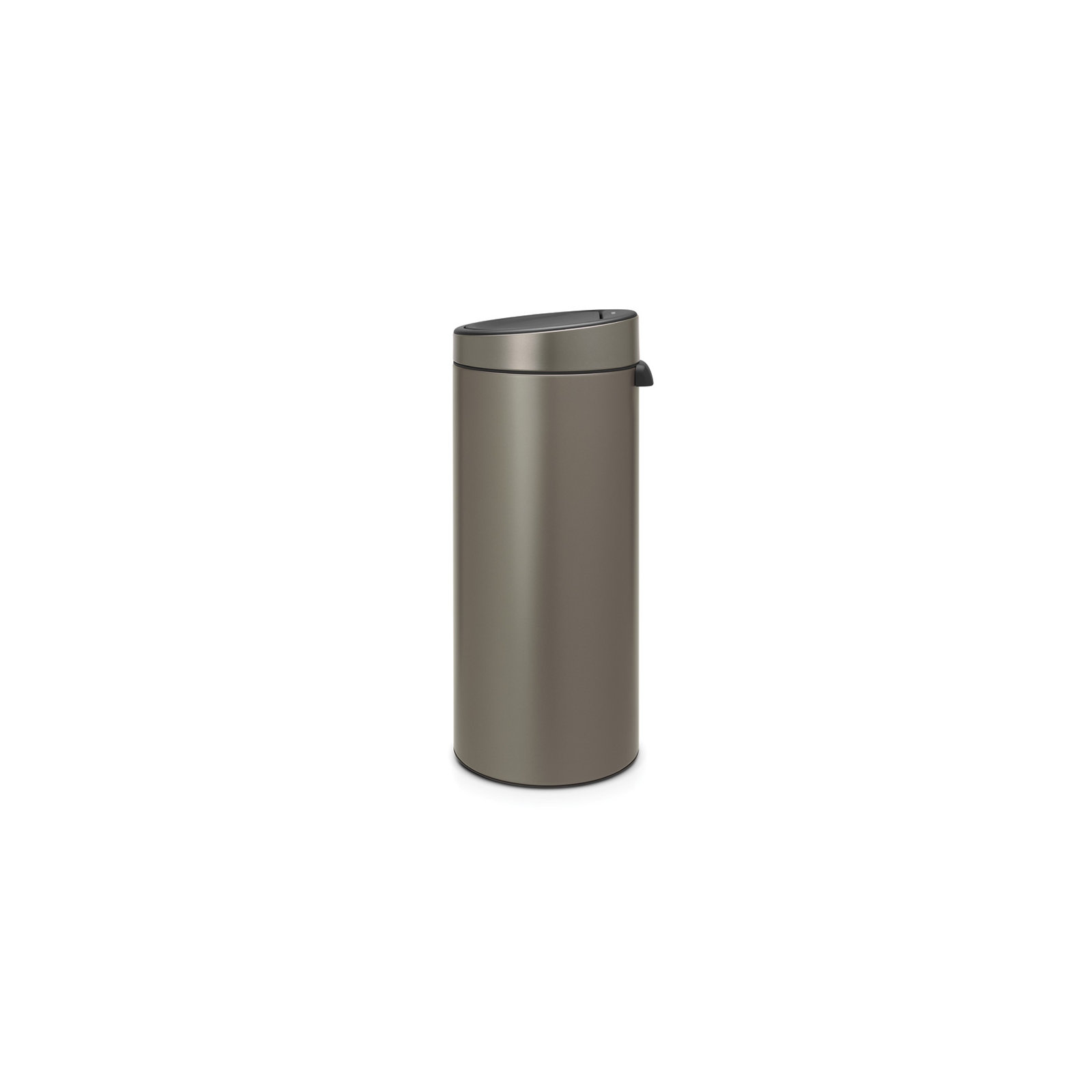 Brabantia 8 Gallon Touch Top Trash Can, Platinum
