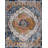 Teshawna Esmay Performance Blue/Gold Medallion Rug-1371933293