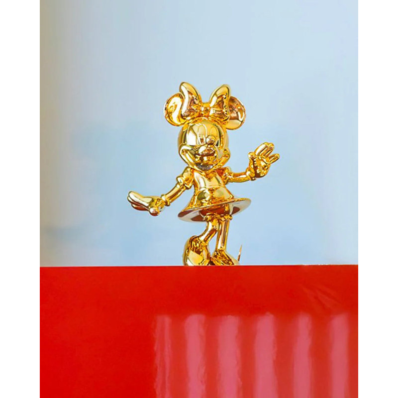 Minnie Mouse WELCOME, Gold, 14" H x 11" W x 6" D, Plastic