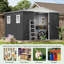 Metal Anti-Corrosion Utility Tool House With Lockable Door-121324720
