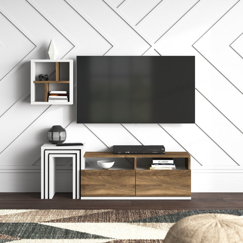 Pomonok Unfinished Entertainment Center for TVs up to 70"