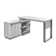Kukkapalli 150Cm W L-Shaped Writing Desk and Cabinet