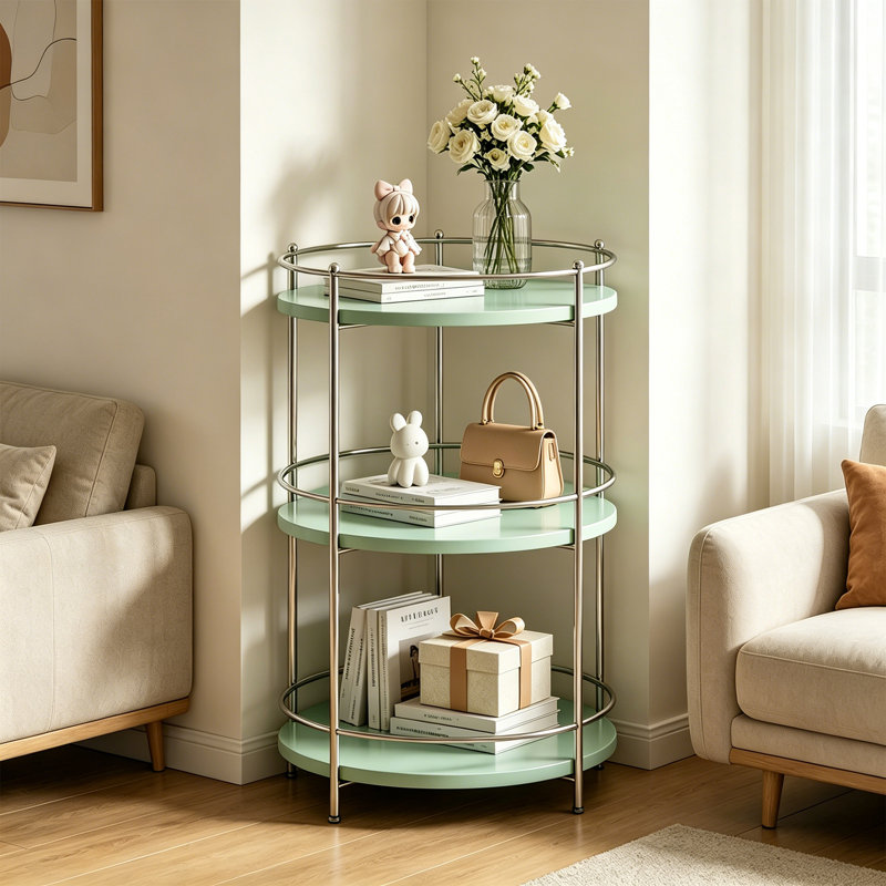 Tablette moderne moderne, (3 Shelves) 39.37"H x 23.62"W x 23.62"D