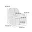 Chaise longue confortable et fonctionnelle