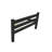 Black Solid Wood Twin Bed Frame