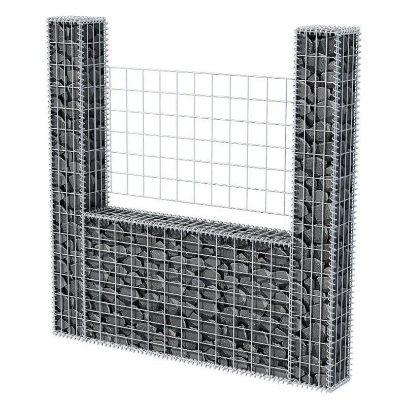 Marthasville Garden Gabion, 150cm H x 160cm W x 20cm D