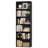 Langner 70.8" H x 23.6" W Standard Bookcase, 6-Tier Open Bookcase and Bookshelf, Freestanding Display Storage Shelves Tall Bookcase for Bedroom, Living Room and Office-412476374-440098506