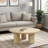 Faustine Round Mango Wood Coffee Table-1337576202
