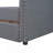 Upholstered Tufted Daybed With Two Drawers, Wood Slat Support & Nailhead Triim Decor