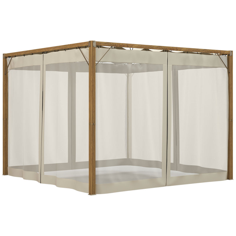 Pergola en bois massif l 10 pi x x P 10 pi Verona