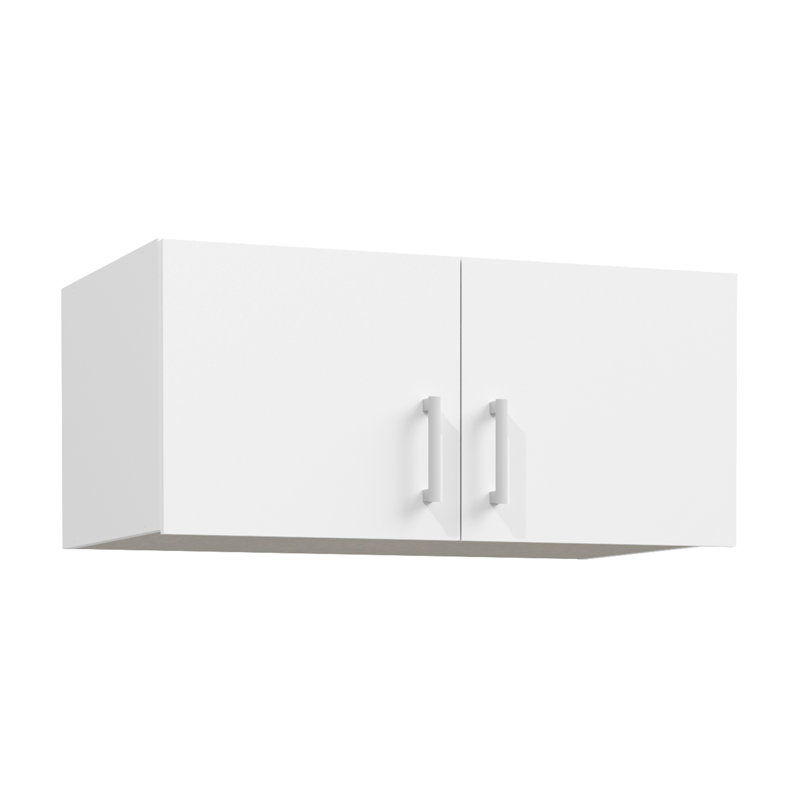 Extention for Wardrobe with 2 Doors, Engineered Wood,  88.9cm W x 38.1cm H x 54.2cm D, White